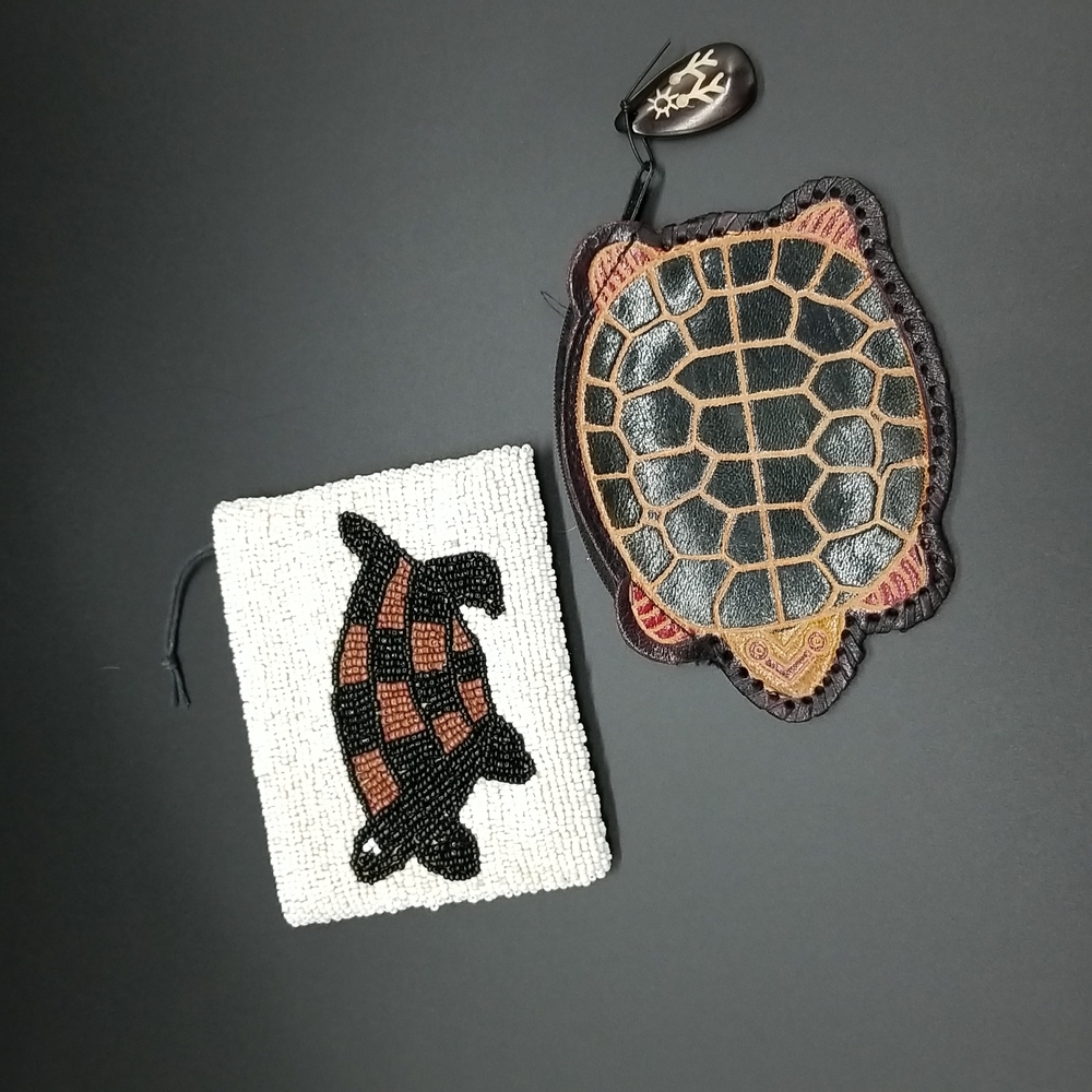 2 Turtle Coin Bag Pouch Purse
